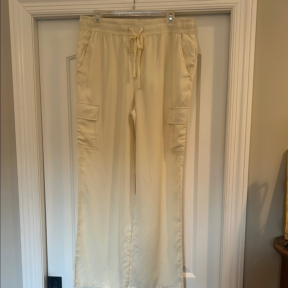 Sanctuary Cream Wide Leg Pants